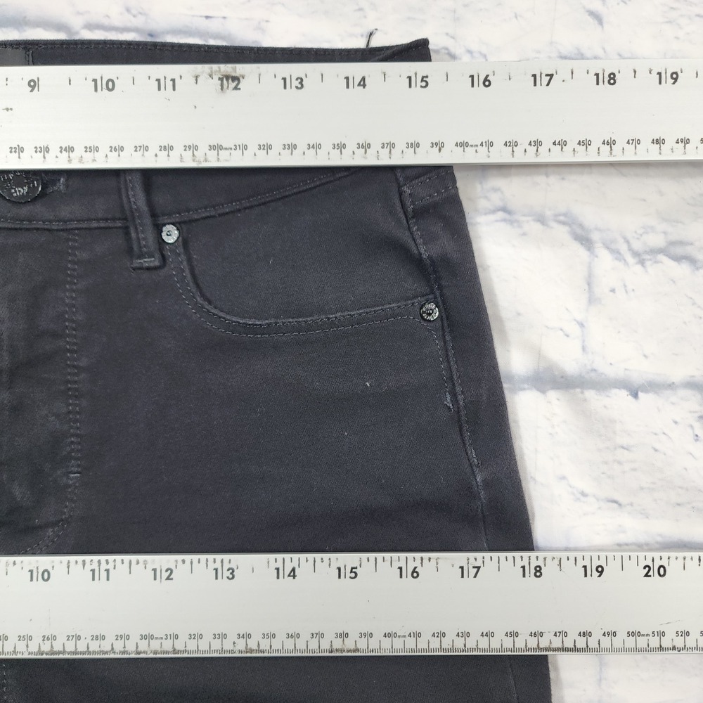 White House Black Market WOMENS SIZE 8 Black High Rise Skinny Ankle Sculpt Jeans - Picture 5 of 14